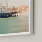 "pier memories" - Art Print in pacific by Helen Makadia - Frame Close-up