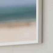 "Rothko's Beach" - Art Print in Beach sky blue by AMANDA LOMAX - Frame Close-up