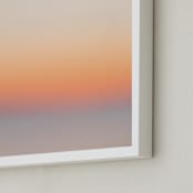 "Summer Sunset in the Abstract" - Art Print in Original Sunset by Helen Makadia - Frame Close-up