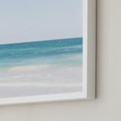 "Yucatan IX" - Art Print in Carribean Blue by Lindsay Ferraris Photography - Frame Close-up