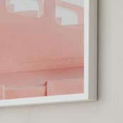 "Yucatan XII" - Art Print in Dusty Coral by Lindsay Ferraris Photography - Frame Close-up