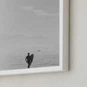 "Todos Santos I" - Art Print in Sandy Gray by Lindsay Ferraris Photography - Frame Close-up