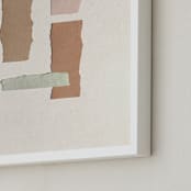 "Confect" - Art Print in Sandstone by Katy Shen - Frame Close-up