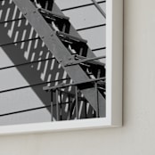 "brooklyn escape" - Art Print in Black and white by Danielle LaRose - Frame Close-up