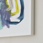 "Infinity Portal" - Art Print in Blue by Misty Hughes - Frame Close-up