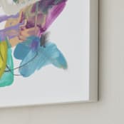 "Twyla" - Art Print in Blue by Misty Hughes - Frame Close-up