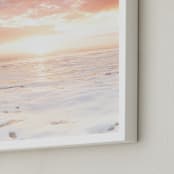 "Sorbet Surf II" - Art Print in peony by Kamala Nahas - Frame Close-up