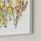 "Autumn Wildflowers" - Art Print in Botanica by Lindsay Megahed - Frame Close-up