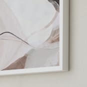 "Rebound" - Art Print in Blushing by Melanie Severin - Frame Close-up