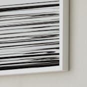 "ripples" - Art Print in black by Leanne Friedberg - Frame Close-up