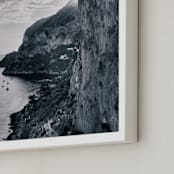 "Pinnacle Nuovo" - Art Print in Ocean by Courtney Crane - Frame Close-up
