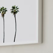 "3 Kings" - Art Print in White by Mike Sunu - Frame Close-up