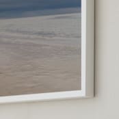 "Looming" - Art Print in blush warm by Helen Makadia - Frame Close-up