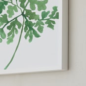 "Greenery II" - Art Print in Soft Green by Luz Alliati - Frame Close-up