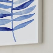 "Sea Botanicals VI" - Art Print in True blue by Luz Alliati - Frame Close-up