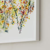 "Autumn Wildflowers" - Art Print in Botanica by Lindsay Megahed - Frame Close-up