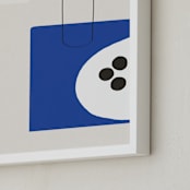 "Surface Study 3" - Art Print in Modern neutrals by Francesca Iannaccone - Frame Close-up