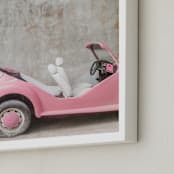 "Yucatan III" - Art Print in Rose Quartz by Lindsay Ferraris Photography - Frame Close-up