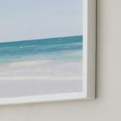 "Yucatan IX" - Art Print in Carribean Blue by Lindsay Ferraris Photography - Frame Close-up