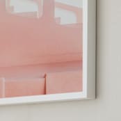 "Yucatan XII" - Art Print in Dusty Coral by Lindsay Ferraris Photography - Frame Close-up