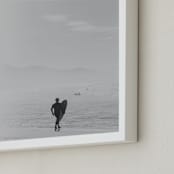 "Todos Santos I" - Art Print in Sandy Gray by Lindsay Ferraris Photography - Frame Close-up