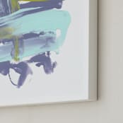 "Pixie Dream" - Art Print in Aqua by Misty Hughes - Frame Close-up