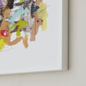 "Juno" - Art Print in Terracotta by Misty Hughes - Frame Close-up