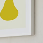 "Heirloom Pear" - Art Print in Danjou by Alexandra Stafford - Frame Close-up