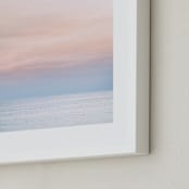 "Sea Blush" - Art Print in periwinkle blush by Kamala Nahas - Frame Close-up