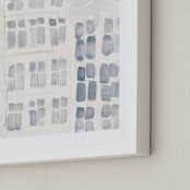 "skyscraper" - Art Print in White by Susanne Kasielke - Frame Close-up