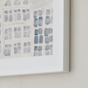 "skyscraper" - Art Print in White by Susanne Kasielke - Frame Close-up
