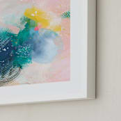 "Creme Peche" - Art Print in Peaches and cream by A Real Peach Studio - Frame Close-up