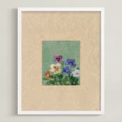 "Cluster" - Art Print in Jadeite Green by Brittany Smith - Framed