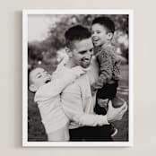 "The Big Picture: Father's Day Framed Photo" - Framed Photo in White by Minted - Framed