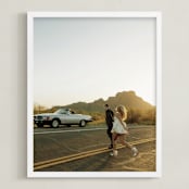 "The Big Picture: Portrait Framed Photo" - Framed Photo in White by Minted - Framed