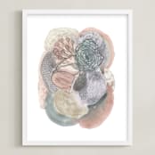 "Pastel Study" - Art Print in Pastel Multi by Maggie Ramirez Burns - Framed
