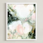 "Mesmerize" - Art Print in Pine by Melanie Severin - Framed
