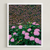 "Dream Garden" - Art Print in Sunset by Justine Elliott - Framed