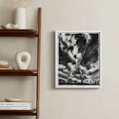 "plume" - Art Print in Charcoal by Kelly Johnston - In a Room