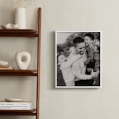"The Big Picture: Father's Day Framed Photo" - Framed Photo in White by Minted - In a Room