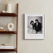 "Be There: Portrait Framed Photo" - Framed Photo in Charcoal by Blustery August - In a Room