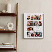 "Nine Photo: Portrait Framed Photo" - Framed Photo in White by Leia Matt - In a Room