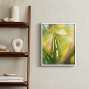 "Palm Fronds" - Art Print in Palm green by Tommy Kwak - In a Room