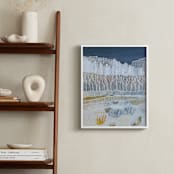 "White Woods" - Art Print in White Woods by Sarah Fitzgerald - In a Room