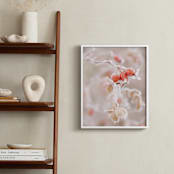 "Frozen Berries" - Art Print in Winter Red by Sharon Rowan - In a Room