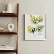 "Tangle" - Art Print in Sap Green by Kelly Ventura - In a Room
