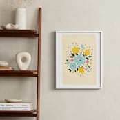"Summer Days" - Art Print in Ivory by TM Stationery - In a Room