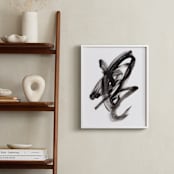 "Piezo" - Art Print in Black by Misty Hughes - In a Room