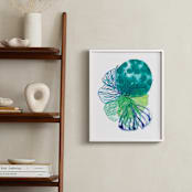 "Skeleton Petals 5" - Art Print in Multicolor by Maggie Ramirez Burns - In a Room