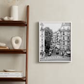 "Rue" - Art Print in Paris White by Krissy Bengtson - In a Room